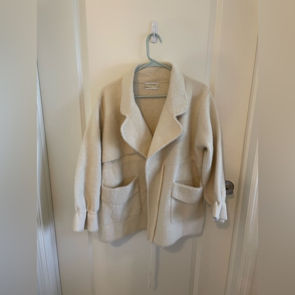 Cream colored coat